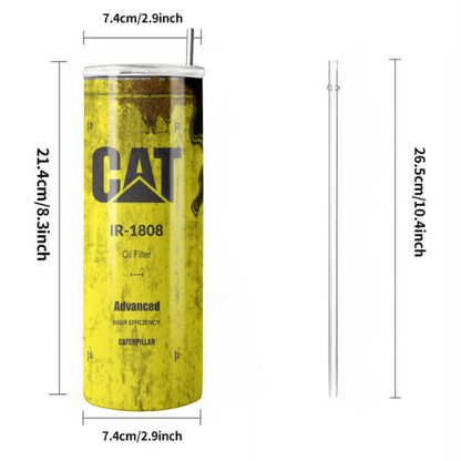 Custom 20 oz Stainless Steel Tumbler – CAT Brand Design